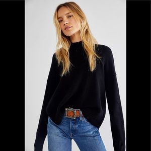 NWT Free People Poppy Cashmere Turtleneck Sweater Size Small